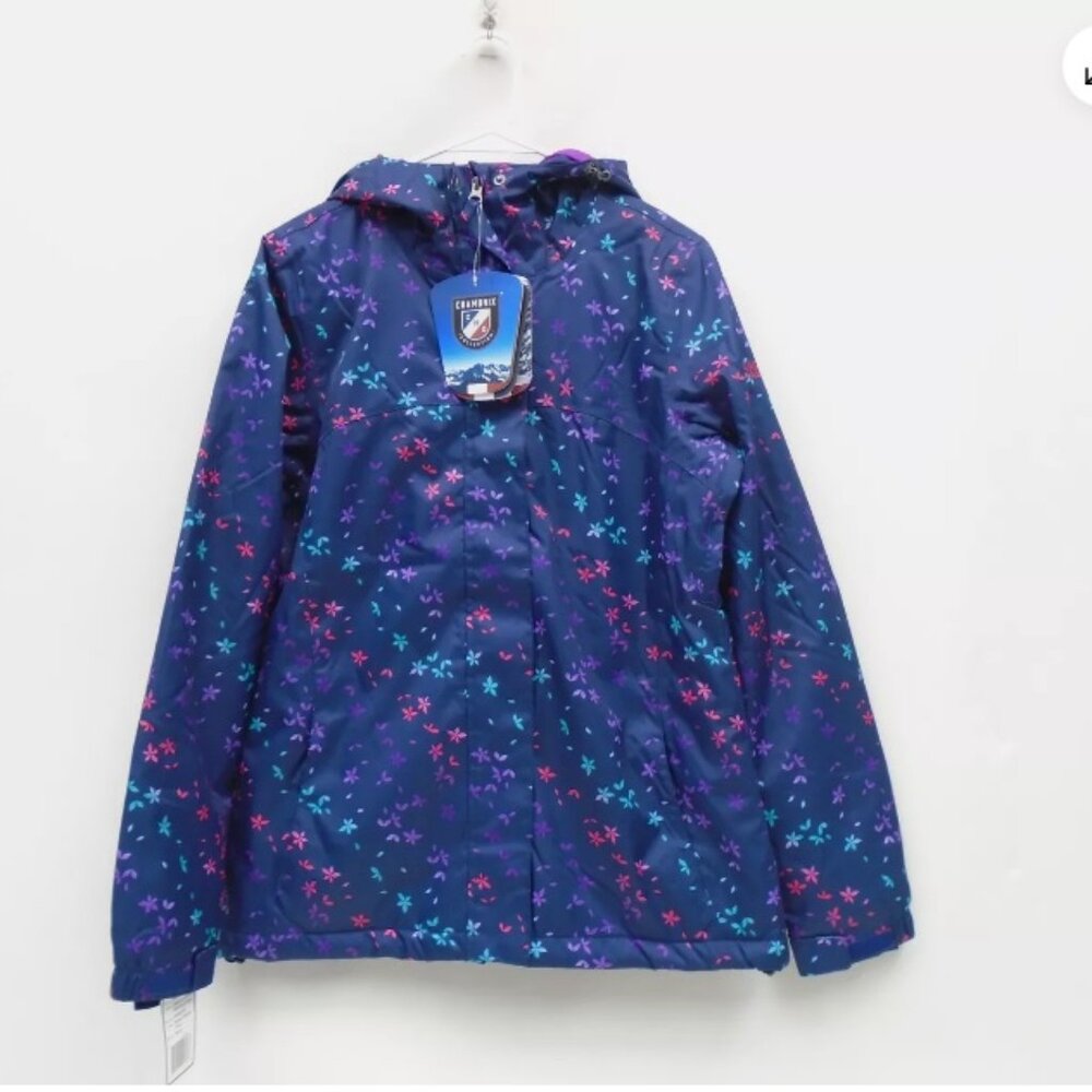CHAMONIX MARLOW HL002W WOMEN'S PURPLE FLOWER PRINT SNOWBOARD JACKET